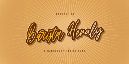 Barista Heraly Font Poster 1