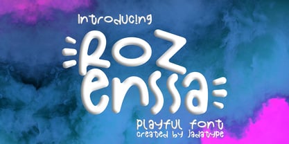 Rozenssa Font Poster 1