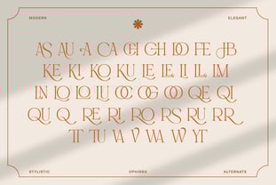 Ophirra Font Poster 8