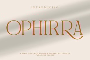 Ophirra Font Poster 1