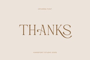 Ophirra Font Poster 10