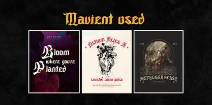 Mavient Font Poster 11