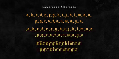 Mavient Font Poster 3