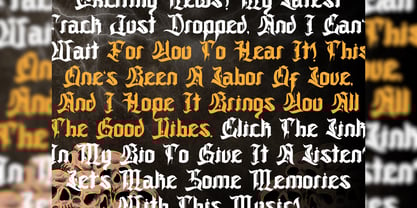 Mavient Font Poster 8