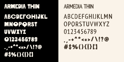 Armedia Font Poster 7