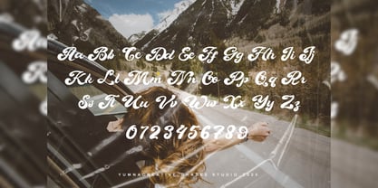Lougiet Guina Font Poster 2