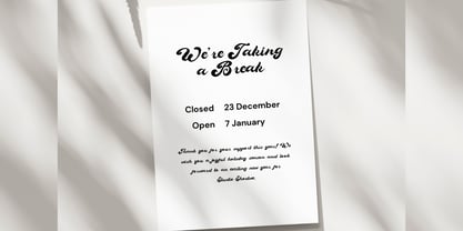 Lougiet Guina Font Poster 13