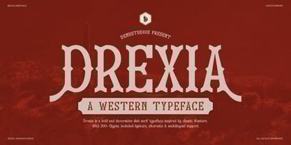 Drexia Font Poster 1
