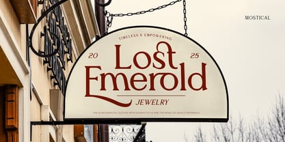 Mostical Font Poster 9