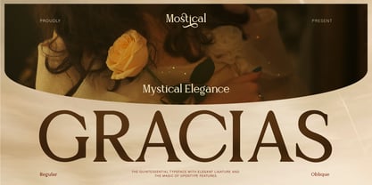 Mostical Font Poster 12