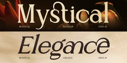 Mostical Font Poster 6
