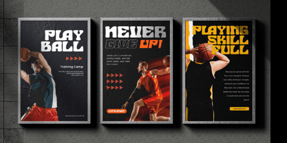 Allrion Font Poster 2