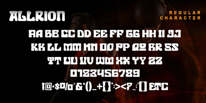 Allrion Font Poster 10