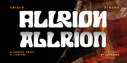 Allrion Font Poster 1