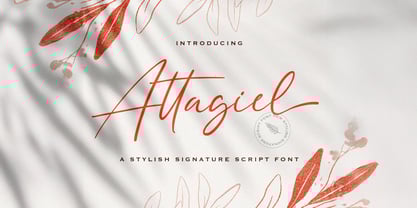 Attagiel Font Poster 1