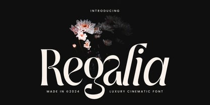 Regalia SS Font Poster 1