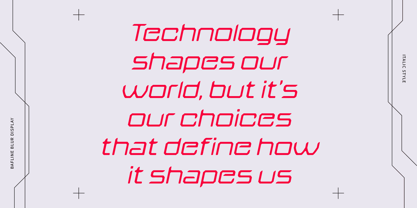 Bafline Blur Font Poster 2