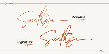 Sainthesa Font Poster 1