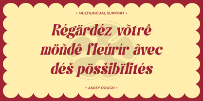 Askey Rough Font Poster 5