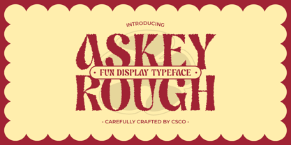 Askey Rough Font Poster 1