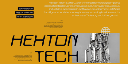 Bafline Drawn Font Poster 2