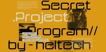 Bafline Drawn Font Poster 4