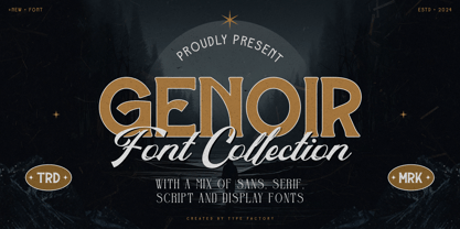 Genoir Font Poster 1