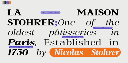 La Rochelle Font Poster 10