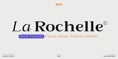 La Rochelle Font Poster 1