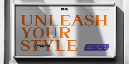 La Rochelle Font Poster 4