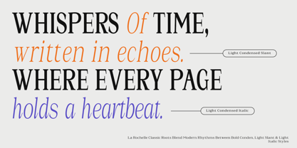 La Rochelle Font Poster 3