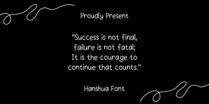 Hanshua Font Poster 5