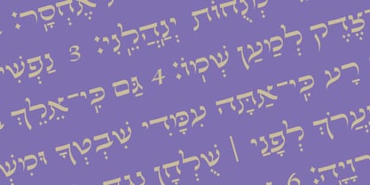 Hebrew Yossef Std Font Poster 1