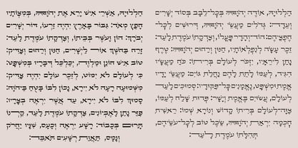 Hebrew Yossef Std Font Poster 4