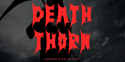 Death Thorn Font Poster 1