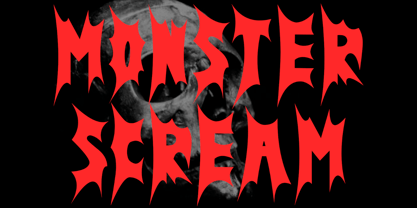 Death Thorn Font Poster 2