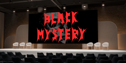 Death Thorn Font Poster 4