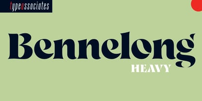 Bennelong Font Poster 1