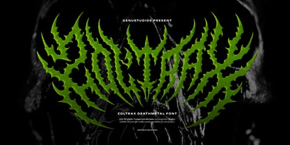 Zoltrax Font Poster 1
