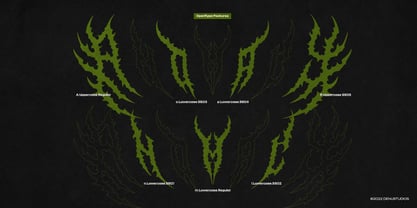 Zoltrax Font Poster 10
