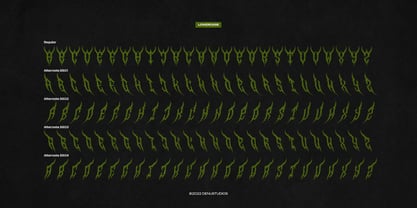 Zoltrax Font Poster 12