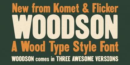 Woodson Font Poster 1