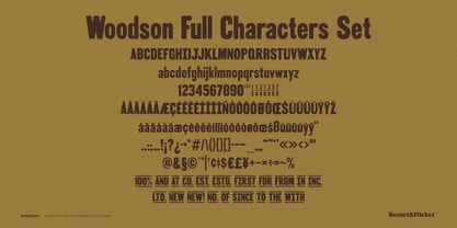 Woodson Font Poster 15