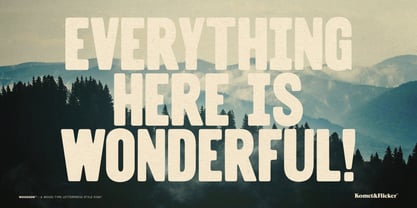 Woodson Font Poster 12