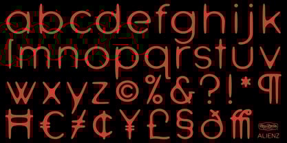 Alienz Font Poster 6