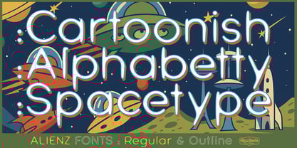 Alienz Font Poster 7