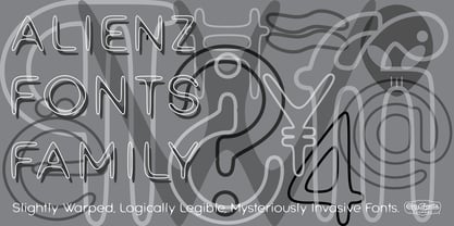 Alienz Font Poster 8
