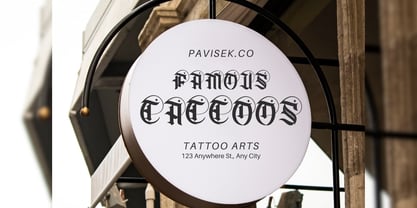 Pavisek Font Poster 8