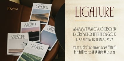 Postenia Font Poster 6
