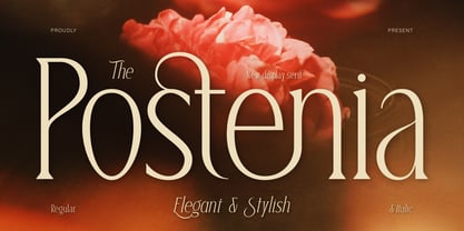 Postenia Font Poster 1
